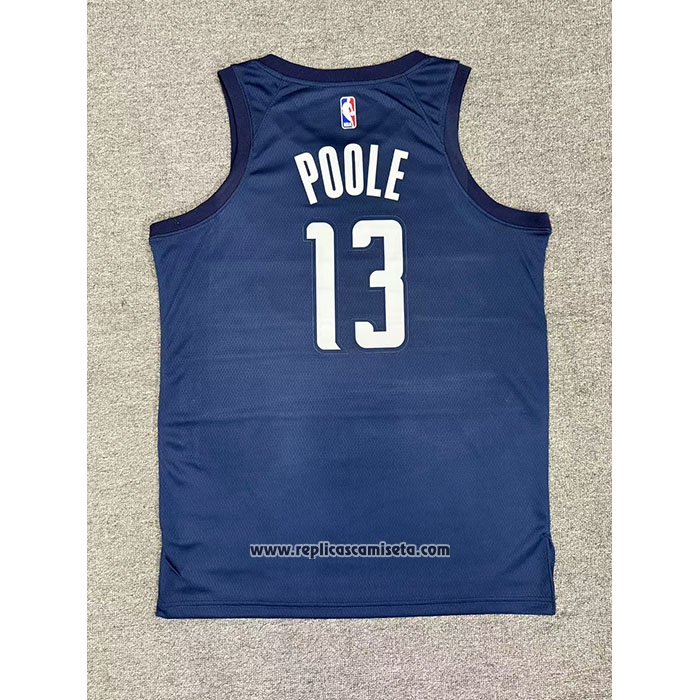 Camiseta Washington Wizards Jordan Poole #13 Statement 2024-25 Azul